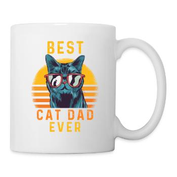 Best Cat Dad Ever - Mug - white - Right