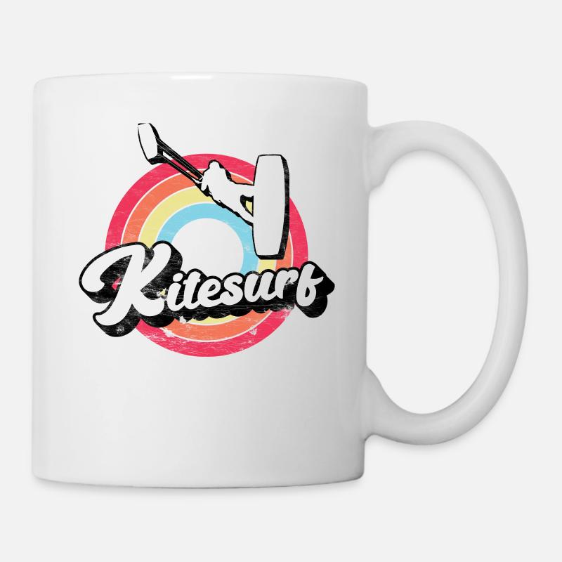 Kitesurf Kitesurfer Kiteboarding Kitesurfen - Tasse - Weiß
