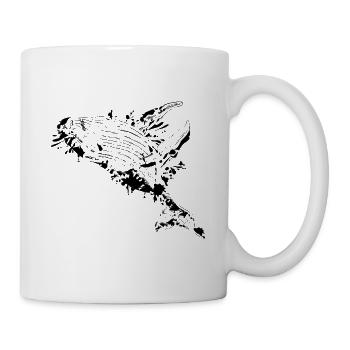 Humpback whale cool - Mug - white - Right