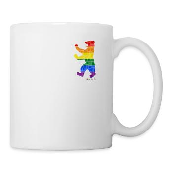 Berliner Bär - Berlin Pride Edition - Tasse - Weiß - Rechts