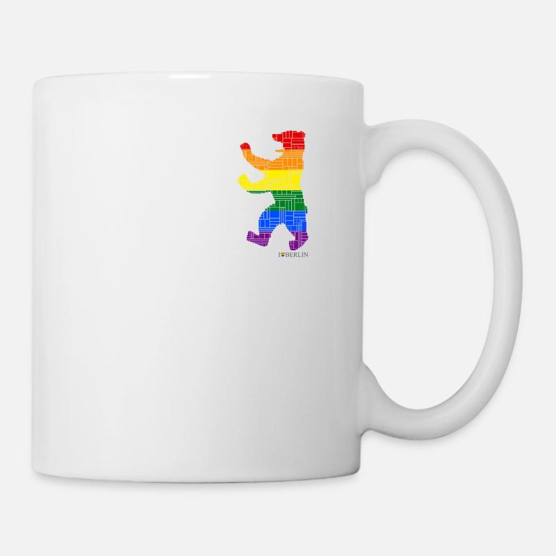 Berliner Bär - Berlin Pride Edition - Tasse - Weiß