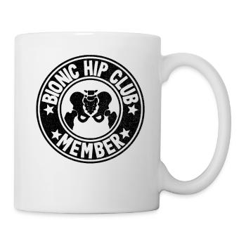 Hanche OP chirurgie membre De rétablissement Nouveau hanche - Mug blanc - blanc - Droite