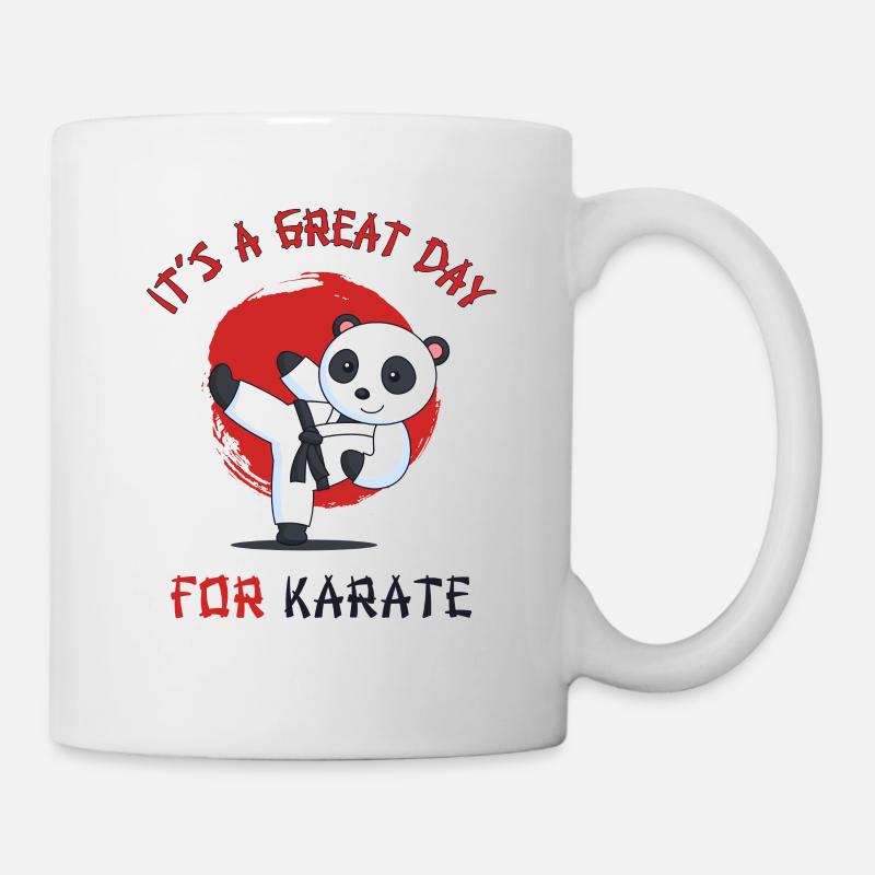 Karaté Panda - Mug blanc - blanc