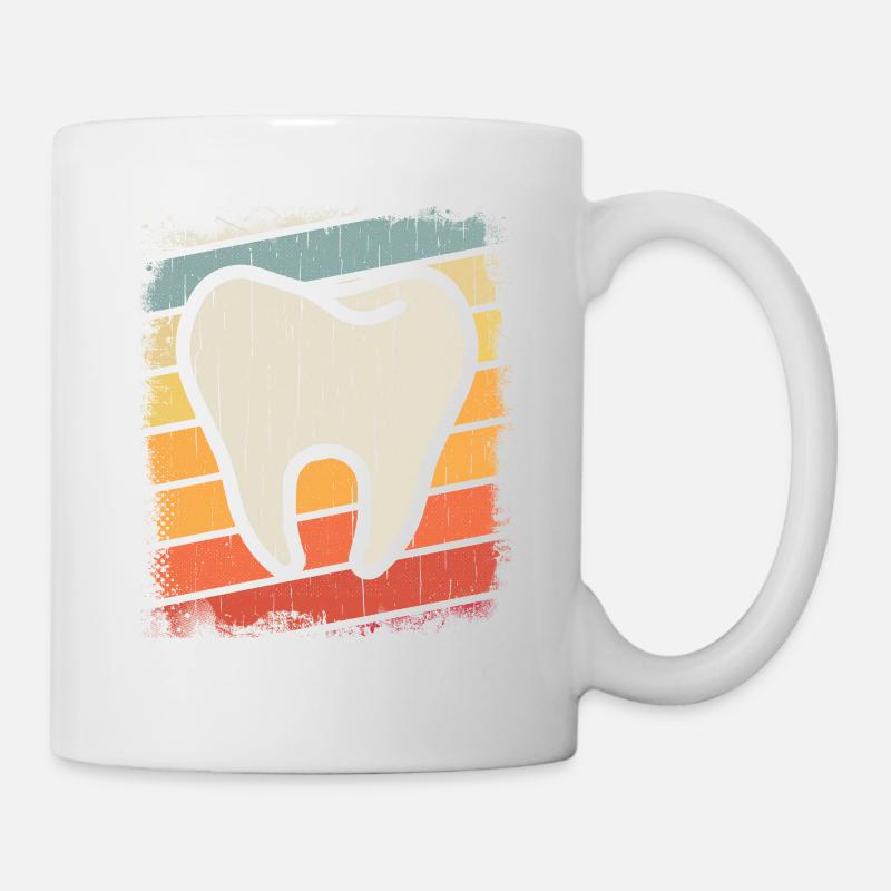Dentist Doctor Tooth Teeth Dentist Saying Gift - Mug - white