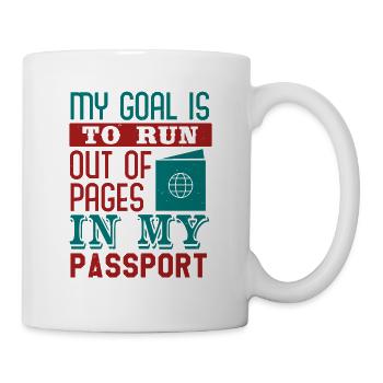 Travel adventure experiences saying gift - Mug - white - Right