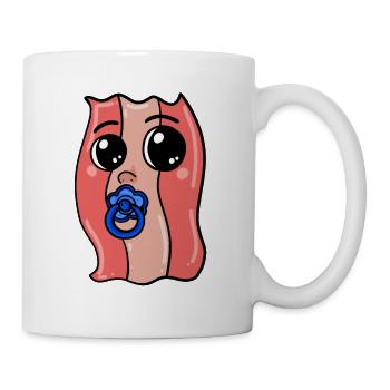 Baby Speck - Bacon - Tasse - Weiß - Rechts