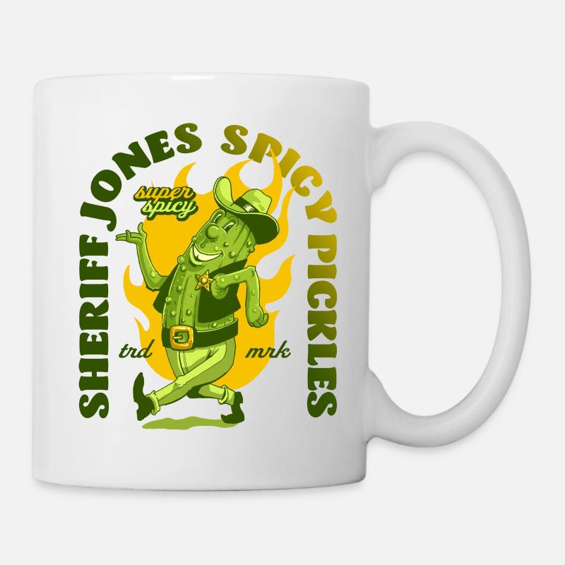Essiggurken - Tasse - Weiß