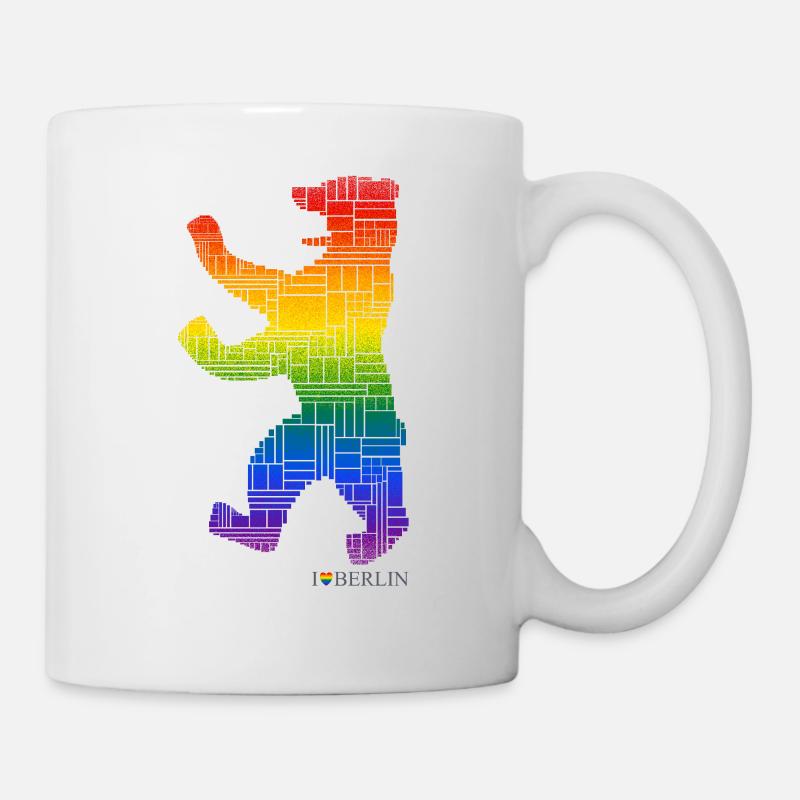 Berliner Bär - I Love Berlin - Pride Edition - Mug - white