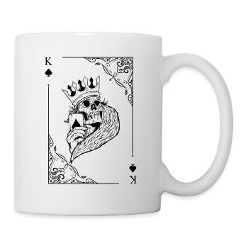Cartes Cartes Cartes De Pikkönig - Mug blanc - blanc - Droite