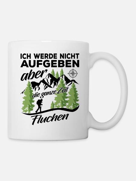 Wandern - Tasse - Weiß