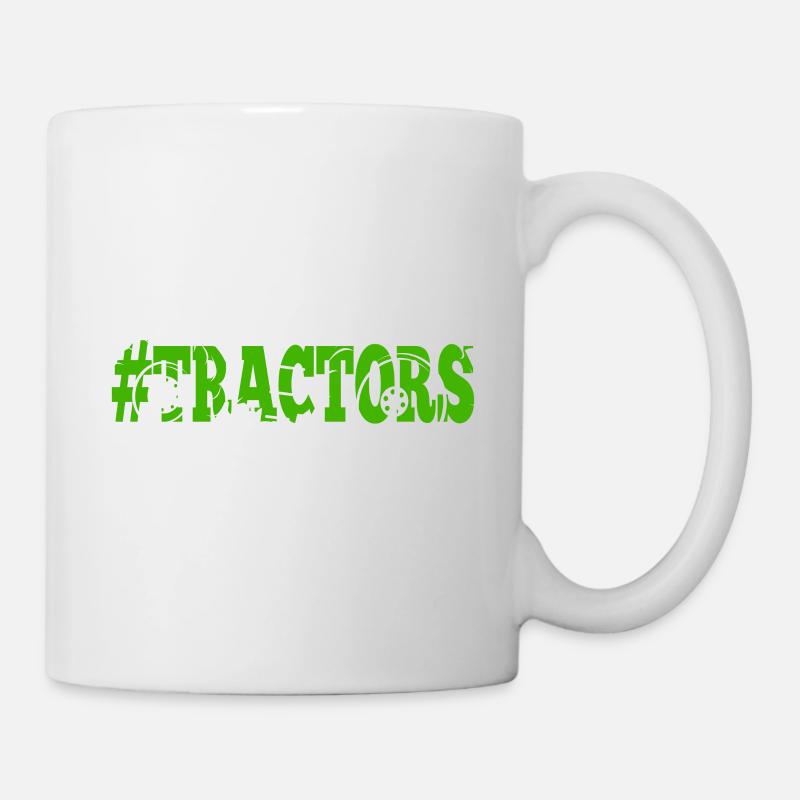 Tractor Tractor Tractor Trekker Gift - Mug - white