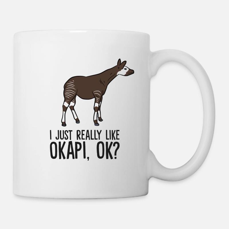 Okapi Lover I Just Really Like Okapis - Mug - white