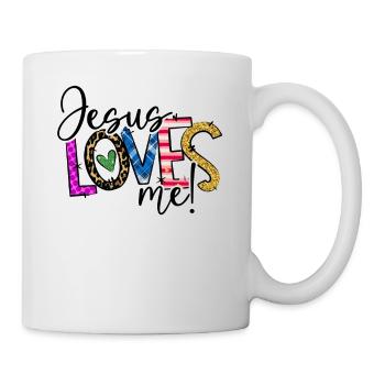 Jésus Loves Me Kids - Mug blanc - blanc - Droite
