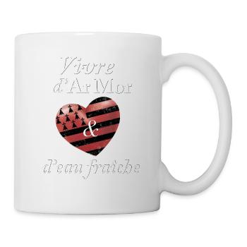 Bretagne - Mug blanc - blanc - Droite
