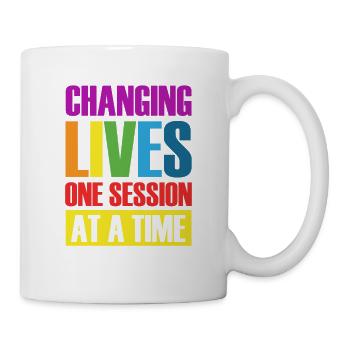 Life Changing One Session Aba Therapy BCBA - Mug - white - Right