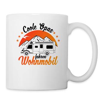 Camper und Rentner - Tasse - Weiß - Rechts