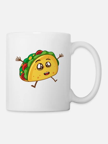 Happy Taco - Tasse - Weiß