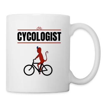 Devil Cycologist - Tasse - Weiß - Rechts