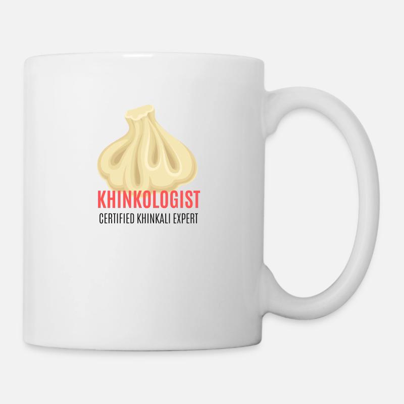 KHINKALI ZERTIFIZIERTER EXPERTE - Tasse - Weiß