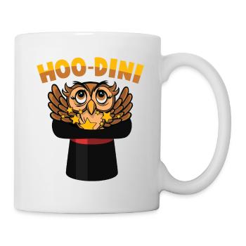 Magic - HOO-DINI - Owl Trick - Magician - Mug - white - Right