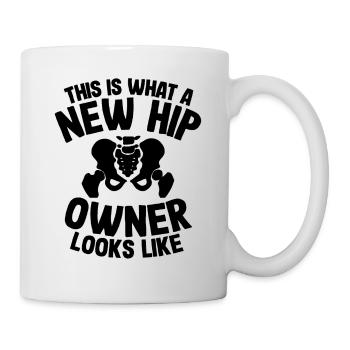 Hanche OP opération cadeau de rétablissement Nouveau hanche - Mug blanc - blanc - Droite