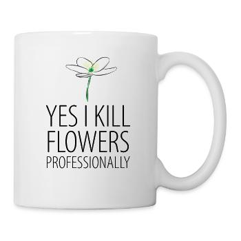 Florist florist flowers wood anemone anemone - Mug - white - Right