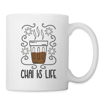 Chai Spice Tea Coffee Lover Black Tea Masala Milk - Mug - white - Right