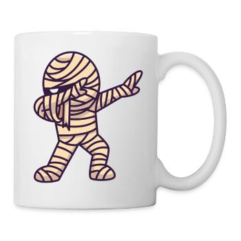 Mummy Dabbing - Tasse - Weiß - Rechts