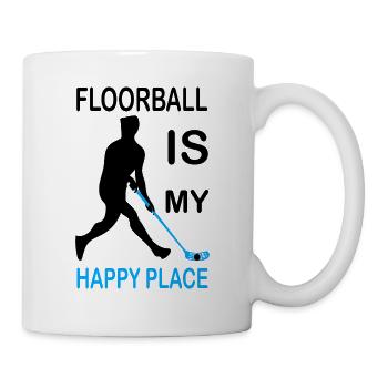 Floorball - Tasse - Weiß - Rechts
