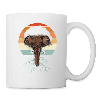 Africa Safari Animals Africa Elephant Holiday Nature - Mug - white - Right