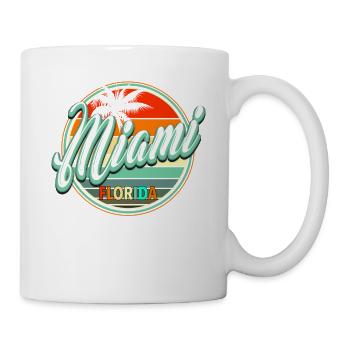 Summer Beach Holiday - Miami - Mug - white - Right
