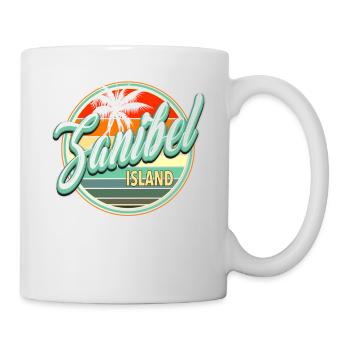 Summer Beach Holiday - Sanibel Island - Mug - white - Right