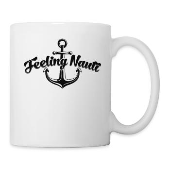 Drôle de navigation jeu de mots Feeling Naughty Nauti - Mug blanc - blanc - Droite