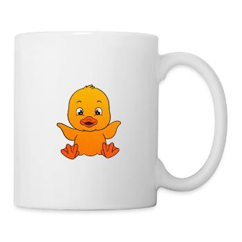 Süße Ente Ich liebe Enten wirklich! - Tasse - Weiß - Rechts