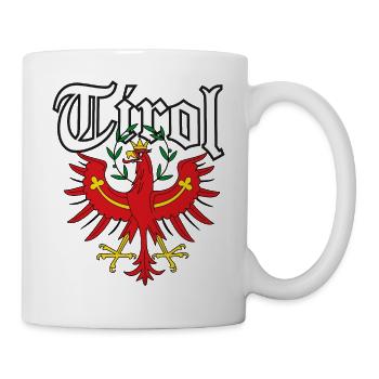 Tirol Tiroler Adler Wappen - Tasse - Weiß - Rechts