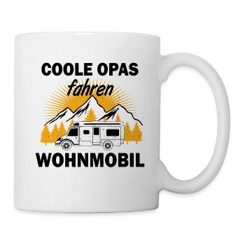 Camper und Rentner - Tasse - Weiß - Rechts