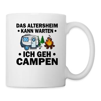 Camper und Rentner - Tasse - Weiß - Rechts