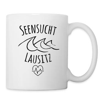 Seensucht Lausitz - Tasse - Weiß - Rechts