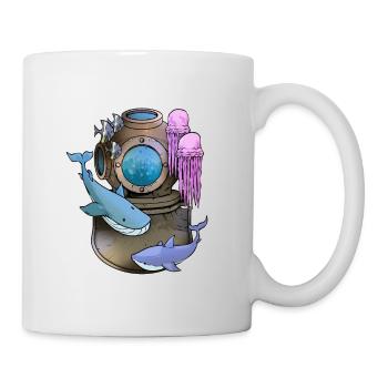 Deep Sea Scuba Diver Gift - Mug blanc - blanc - Droite