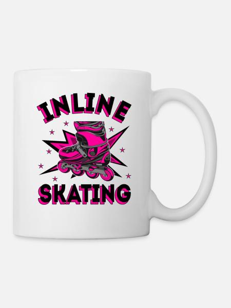 Inline Skating Inline-Skates - Tasse - Weiß