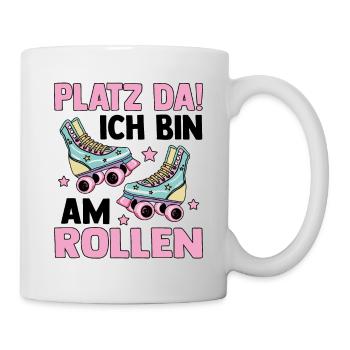Rollschuhe - Tasse - Weiß - Rechts