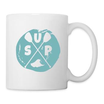 Sup Paddleboarding Stand Up Paddling Paddleboard - Mug blanc - blanc - Droite