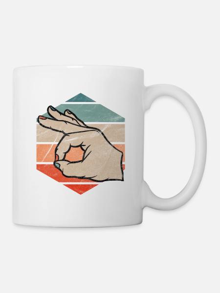 REINGESCHAUT by The Manzanita´s - Tasse - Weiß