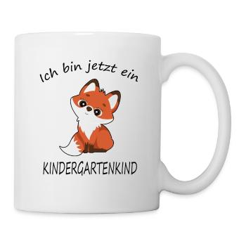 Ich bin jetzt ein Kindergartenkind niedlicher - Tasse - Weiß - Rechts