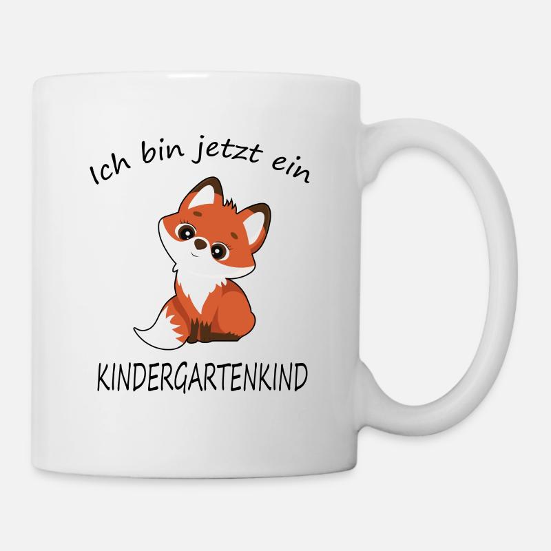 Ich bin jetzt ein Kindergartenkind niedlicher - Tasse - Weiß