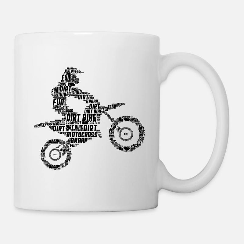 Motocross - Tasse - Weiß