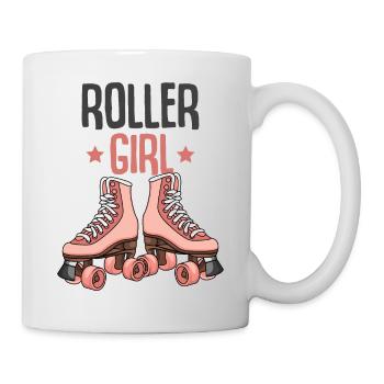 Roller skate girls - Mug - white - Right
