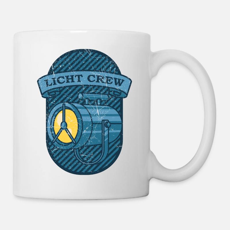 Licht Crew Theater Lichttechniker - Tasse - Weiß