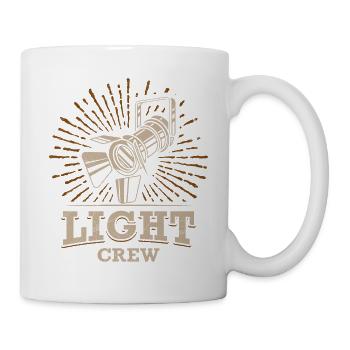 LIGHT CREW Lighting Technology Lighting Technician - Mug - white - Right