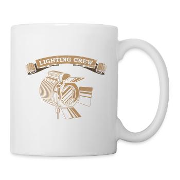 LIGHTING CREW overhead lighting technician - Mug - white - Right